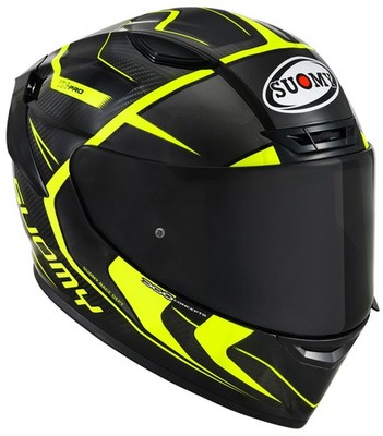 Suomy TX-Pro Carbon Advance Integralhelm (schwarz/carbon/gelb) Gr: L (59)