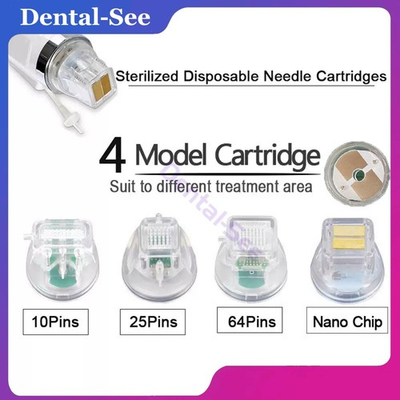 #ad Nano10 25 64 Pins Gold Plated Replace Micro Needle Cartridge Tip For RF Machine $109.99