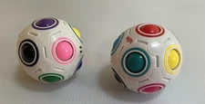 Duncan Color Shift Puzzle Ball Fidget Toy LOT of 2 Hand Finger Dexterity Tool