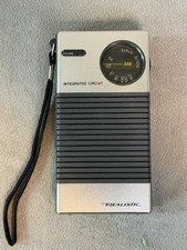 Realistic AM Pocket Radio Vintage Radio Shack Handheld Tested Works