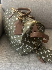 sac louis vuitton Speedy P9 Bandoulière 40 Vert Sancha