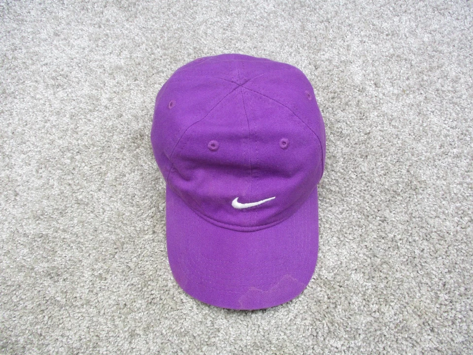 Gorra Nike Gorra Correa Trasera Púrpura Heritage 86 Bordada Swoosh Béisbol Niño Pequeño Foto 4 de 4