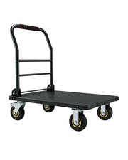 Heavy Duty Platform Truck Cart 36x24 Folding Flatbed Dolly 1800lb Capacity Steel