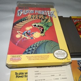 Burai Fighter (Nintendo NES) caja de juego p&oacute;ster insertado (sin manual)