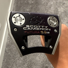 Scotty Cameron Futura 5.5M Mallet Putter Right-Handed Steel Black Silver