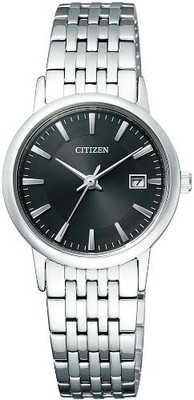 Unused CITIZEN Citizen Collection Eco-Drive EW1580-50G Black WoMen Watch in Box