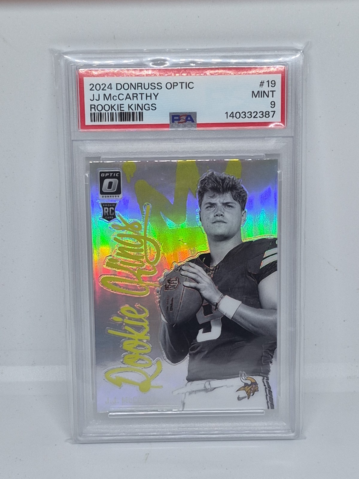 2024 Panini Donruss Optic - Rookie Kings J.J. McCarthy #19 (RC)