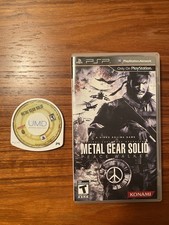 Metal Gear Solid Peace Walker Sony PSP tested working and authentic
