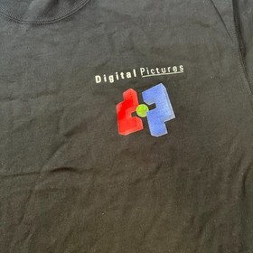 Vintage Digital Pictures Promo Shirt FMV Publisher of Night Trap Sega CD