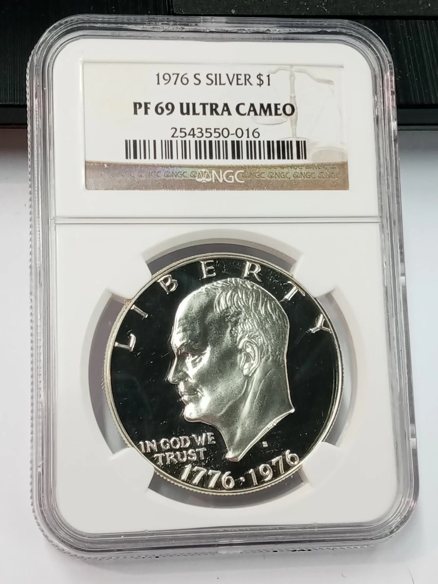 Silver Proof PR 69 Graded Eisenhower Dollars (1971-1978) for sale