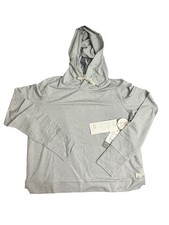 Vuori Womens Essential Halo Hoodie Pullover Pale Grey Heather Medium New 96