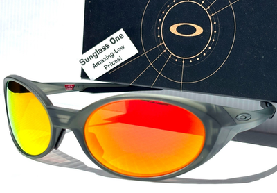NEW Oakley EYE JACKET REDUX Matte Olive POLARIZED Galaxy Ruby