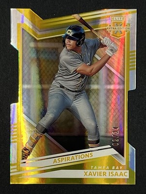Xavier Isaac 2022 Panini Elite Extra Edition - Gold Die-Cut #29  02/24