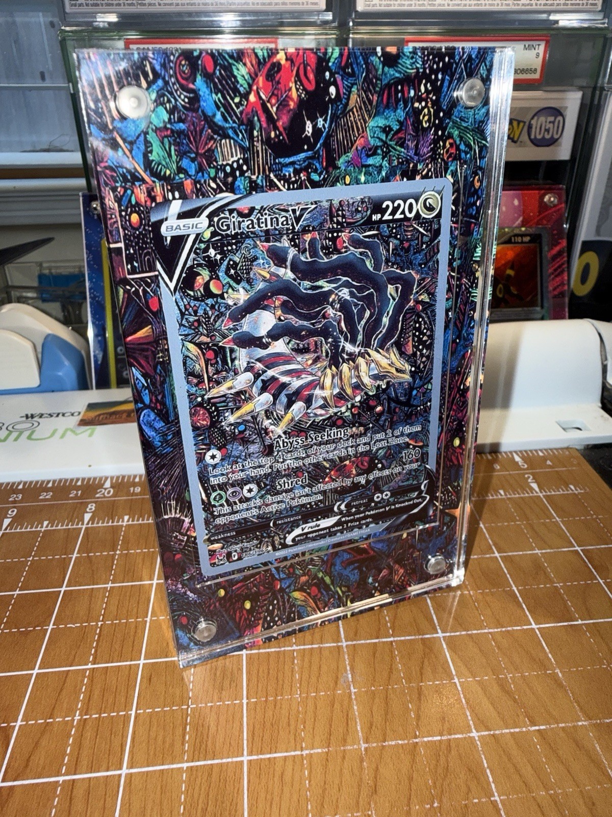 Giratina V #186 Lost Origins - Pokémon Magnetic 🧲 Extended Art Case