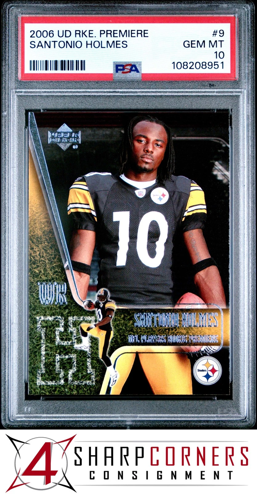 Santonio Holmes Upper Deck Rookie Premiere #9 Base