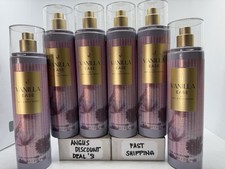 Bath Body Works 6PCS VANILLA EASE FINE FRAGRANCE MIST, 8oz.