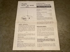 HYGAIN 12AVQ ORIGINAL BEDIENUNGSANLEITUNG