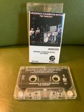 Creedence Clearwater Revival The Concert Cassette Tape VG 