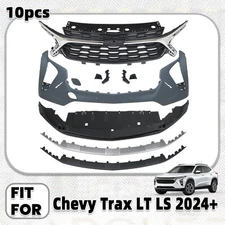 Front Bumper Cover Grill Assembly Kit For 2024-2025 Chevy Trax LS LT Primed
