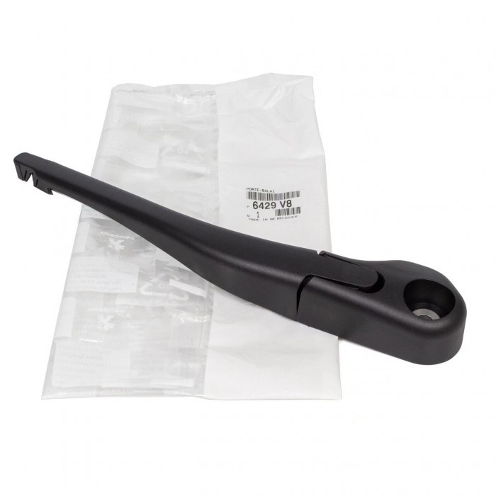 Bras d'essuie-glace arrière pour Peugeot 206 noir en ABS durable 6429T7