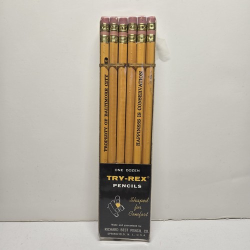 Richard Best Co Try-Rex crayon doux n°2 vintage forme 12 douzaines pour plus de confort - Photo 1/7