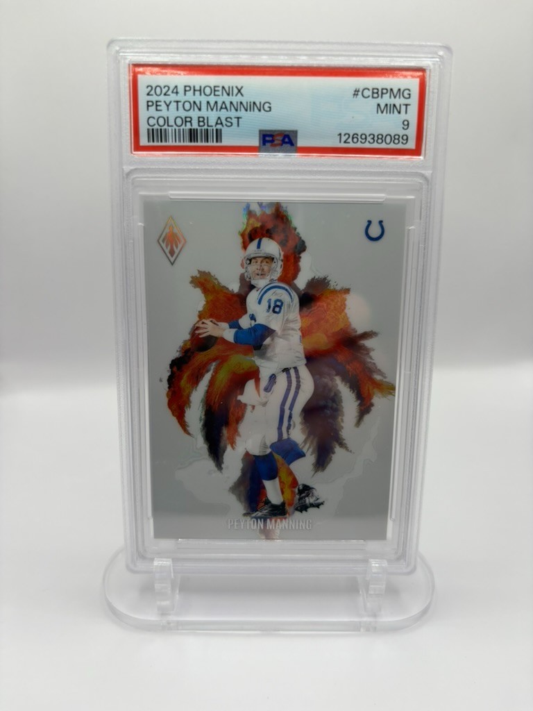 2024 PANINI PHOENIX COLOR BLAST #CBPMG PEYTON MANNING PSA 9