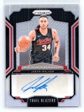 2024-25 Panini Prizm #PNM-JWB Jabari Walker Penmanship Prizms Silver