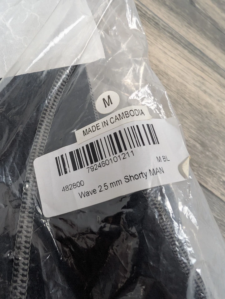 Мокрый костюм HEAD короткий мокрый костюм размер средний SL/NO 1280211 черный для серфинга холодной воды - Изображение 4 из 4