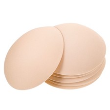 3 Pairs Breathable Bra Sponge Inserts Durable Removable Bra Pads Beige