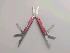 Leatherman Micra RED Anodized Aluminum Keychain Multi-tool Knife Scissors EDC