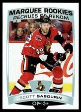 2019-20 O-Pee-Chee MARQUEE ROOKIE Scott Sabourin Ottawa Senators #641