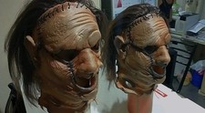 Mask Mascara Leatherface, Texas Chainsaw Masacre, mask latex, horror, READ 
