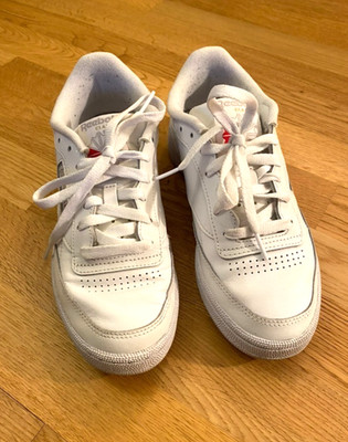 Reebok Club C 85 Women's 9 M Classic Tennis Sneakers White Leather