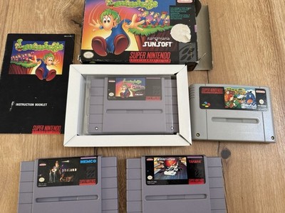Nintendo SNES Phalanx Cyberspin Lemmings  US NSTC-U Yoshis Island Pal