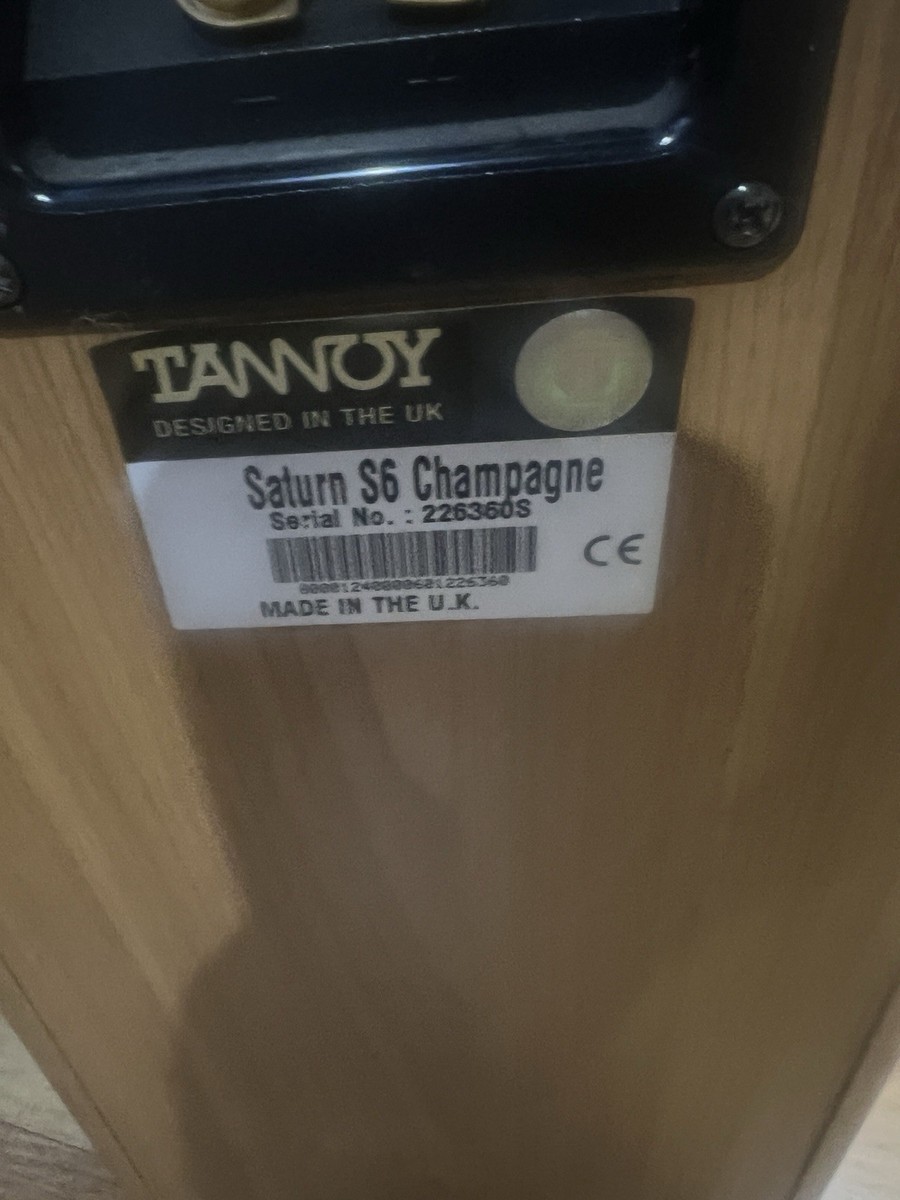 Tannoy Saturn S6 Champagne Tower Speakers – Audiophile British