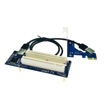 Pci-e Express x1 auf Dual pci Riser Extender Adapter Karte mit USB 3.0