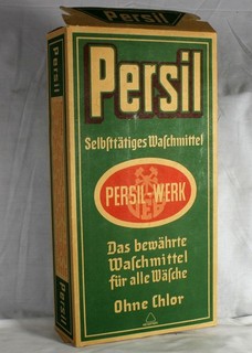 alte große Schaupackung Persil VEB