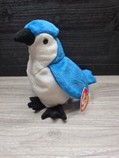 Ty Rocket The Blue Jay Beanie Baby Plush Toy