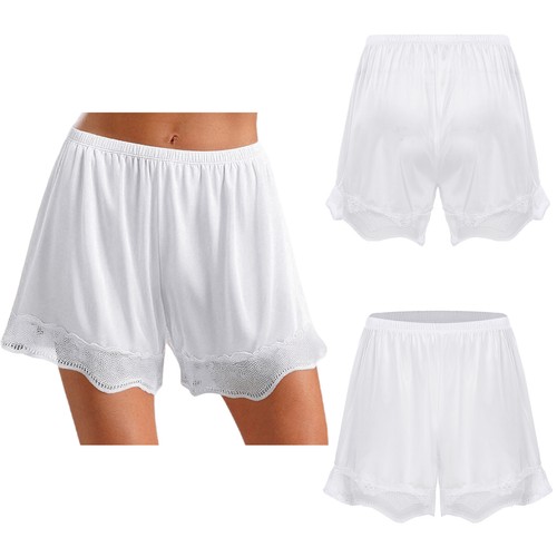 Womens Sleepwear Waistband Pettipants Pumpkin Shorts Elastic Trim Half Slip - Picture 9 of 60