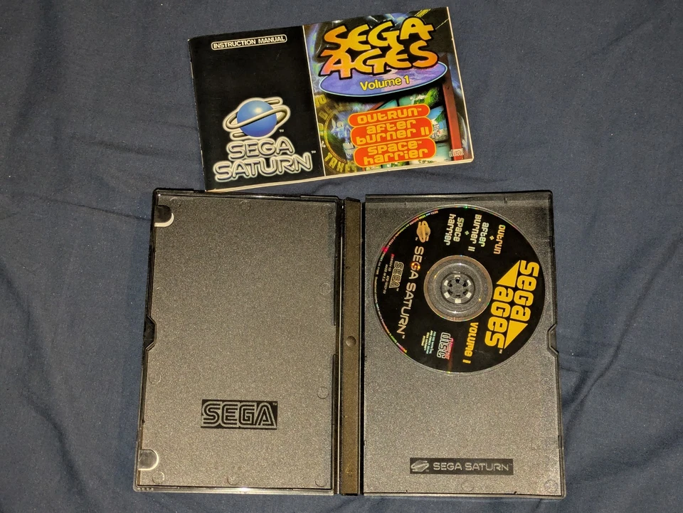 Sega Ages Volume 1 - Sega Saturn - OVP Komplett mit Anleitung - DE PAL - Bild 4 von 4