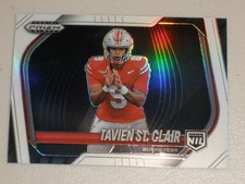 2025 Panini Prizm Black White Prizm #193 Tavien St Clair 156/175