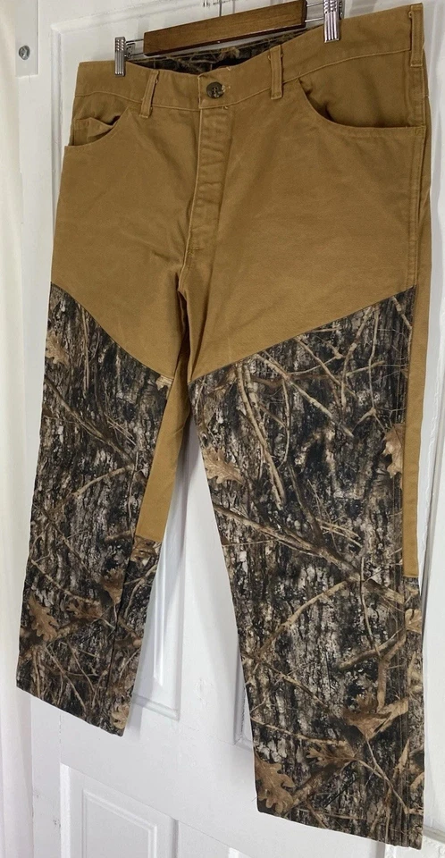 TrueTimber Camo 40x30 Hunting Pants, 100%-Cotton Canvas & Poly Camouflage Shell - Image 4 of 4