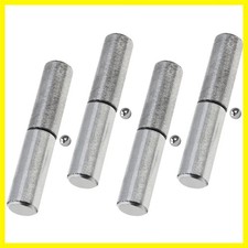 4 pcs Weldable Barrel Hinges 4 x 3/4 inch, Heavy Duty Gate Hinges Dia Pin ...