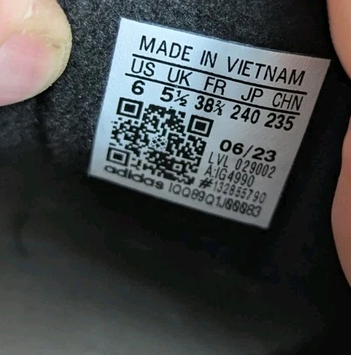 Adidas GAZELLE Zapatos Borgoña Mujer Talla 6 (¡Sin Insertos!) Zapatillas Foto 4 de 4