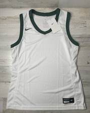 Nike CQ4356-111 Women's Size: M Green/White Crossover Basketball Jersey MSRP $55