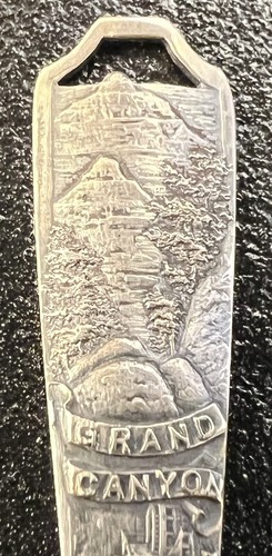 "Cuchara de recuerdo de plata de ley 925 del Gran Cañón Arizona de 4,25""" - Imagen 4 de 10