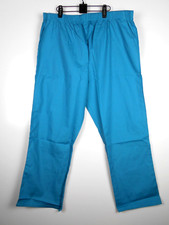 All Heart SCRUB BASIC Elastic Waist Women's Scrub Pant - TEAL / BLUE - 2XP