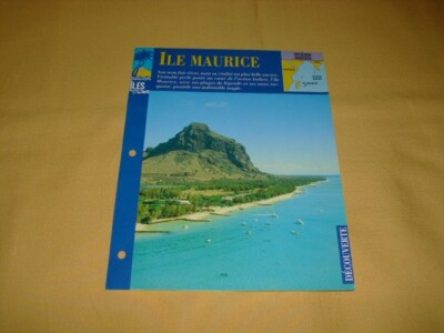 ATLAS OF THE WORLD SHEET ''Mauritius'' Indian Ocean