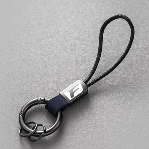 Leather/Carbon F Sport keychain IS250,IS350,ISF,GS350,RX350,RC350