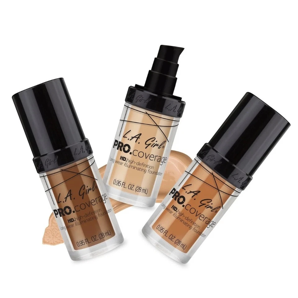 LA Girl Pro Coverage HD Long Wear Illuminating Foundation (Choose Shade) - Image 3 of 3